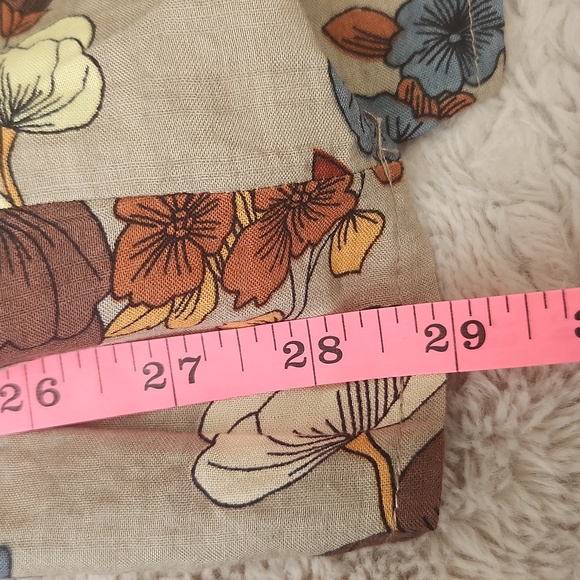 Natural Life Palazzo Pants Wide Leg Flowers Size S - Picture 9 of 10